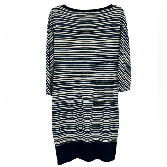 Rag & Bone Knit Womens Scoop Neck Striped Shirt Dress with pockets Medium - Picture 3 of 9